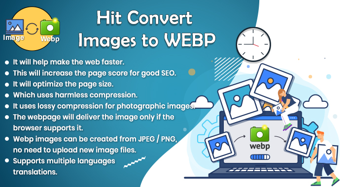 Hit Convert Images to WEBP For improve opencart store