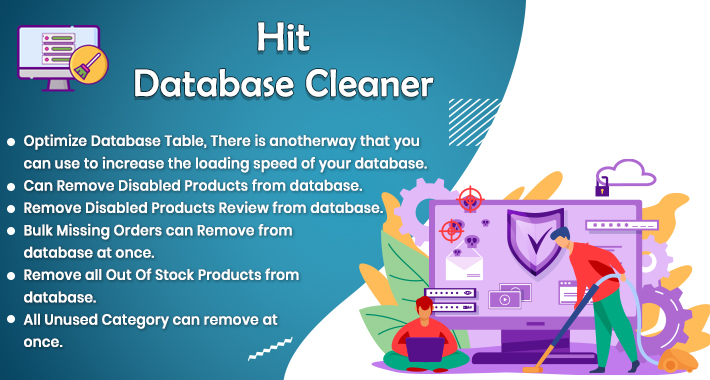 Hit Database cleaner for improve your opencart store