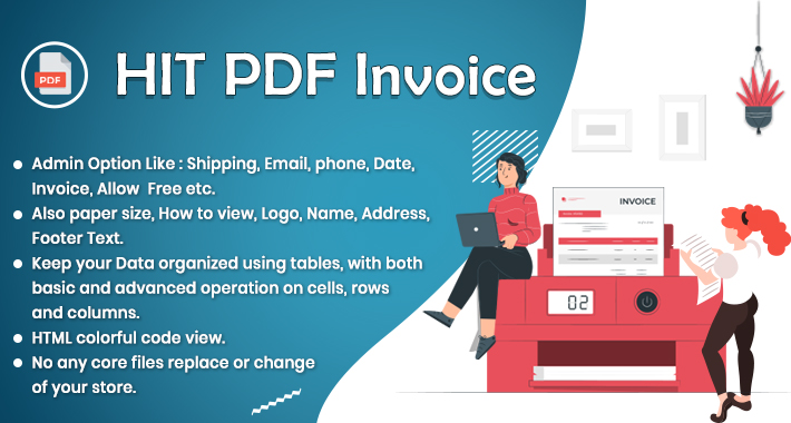 Order Invoice & Shipping Slip in HIT PDF Format