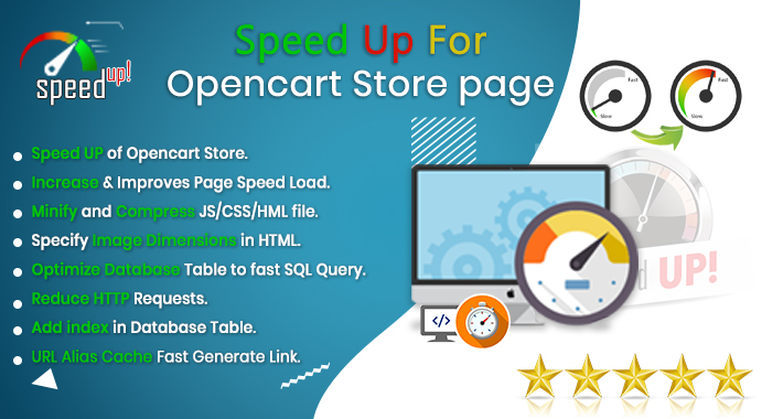 Speed Up opencart store page - Speed Up & fast your site