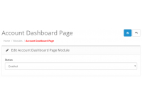 Account Dashboard Page Pro